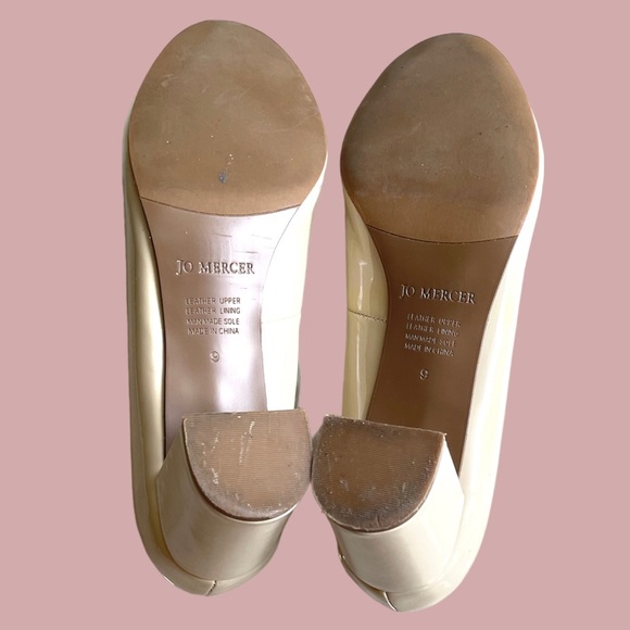 Jo Mercer Marcy Mid Heels Leather Shoes - Picture 4 of 6